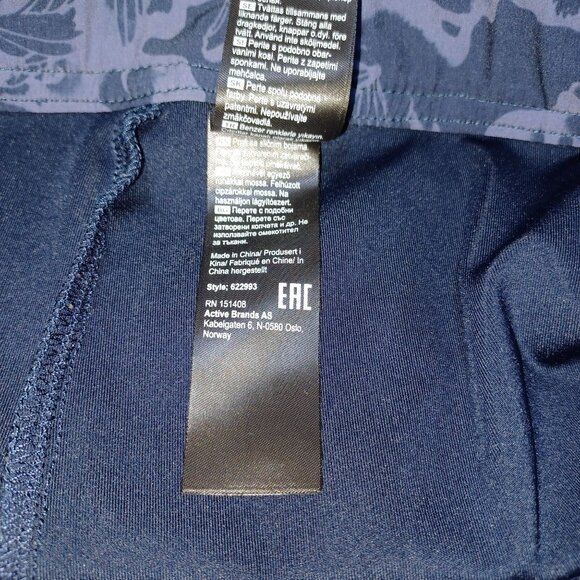 Kari Traa Ane Skort Womens XL Blue Moon Floral Athleisure Hiking Running Outdoor - Picture 6 of 8